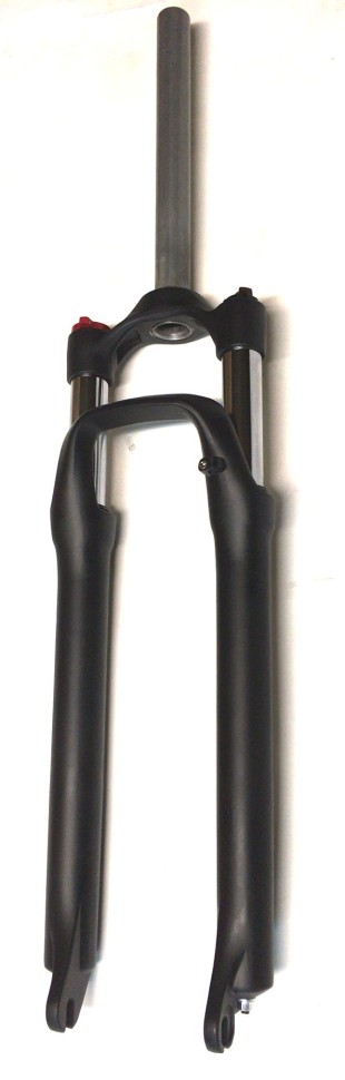 Вилка велосипедная HORST ST80 27.5 сталь ход 80 мм 28.6мм безрезьбовой шток черный 00-210025