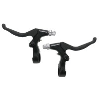 Тормозные ручки для велосипеда алюминий V-брэйк/кантелив регулируемые черные PROMAX