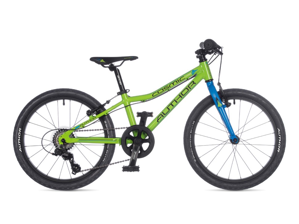 Велосипед Cosmic 10 (Модель 2022 года) AUTHOR салатовый/голубой